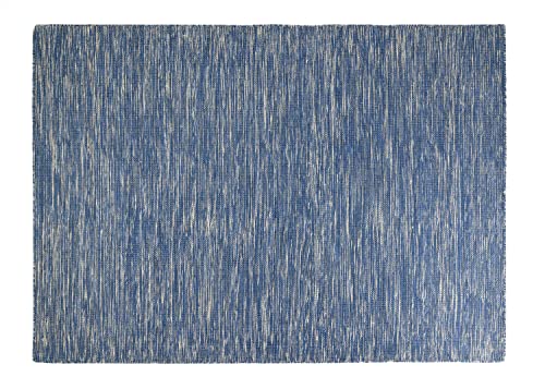 Handmade Wool Area Rug - 5.3' x 7.6' - Ideal for Bedroom, Living Room, Dining Room, Kitchen, or Hallway - Crafted in India