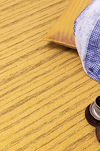 Striped Wool Flatweave Rug, 4.6 x 6.6 ft – photo 5