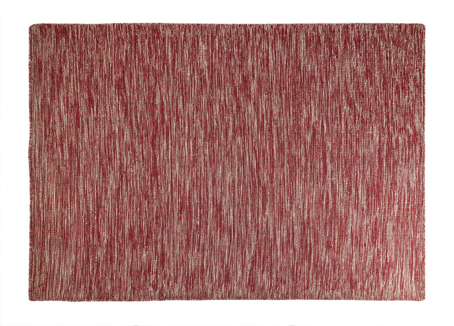 Handmade Wool Area Rug (4 x 6)  - Ideal for Bedroom, Living Room, Dining Room, Kitchen, or Hallway - (Red)